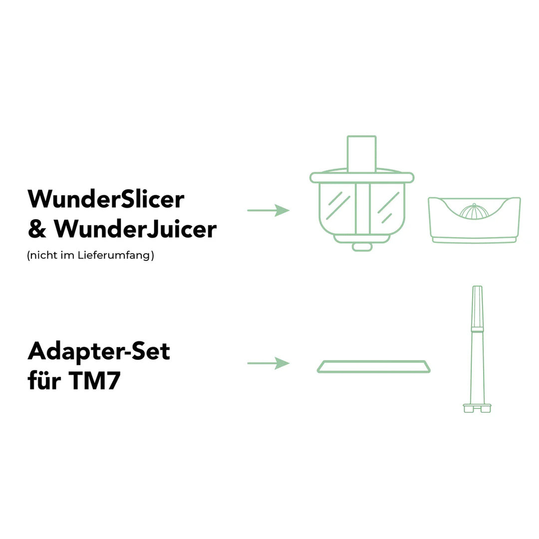 TM7 Adapter-Set for WunderJuicer® and WunderSlicer®