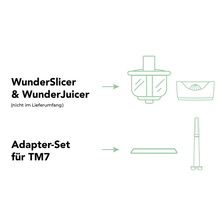 TM7 Adapter-Set for WunderJuicer® and WunderSlicer®