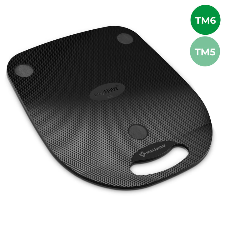 EasySlider® | Diamond Black Special Edition | Acrylic glass sliding board for Thermomix TM6, TM5