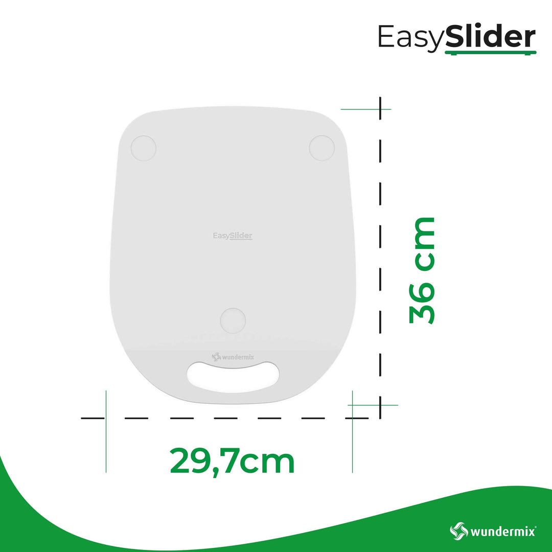 EasySlider® | Acrylic glass sliding board for Thermomix TM6, TM5 White