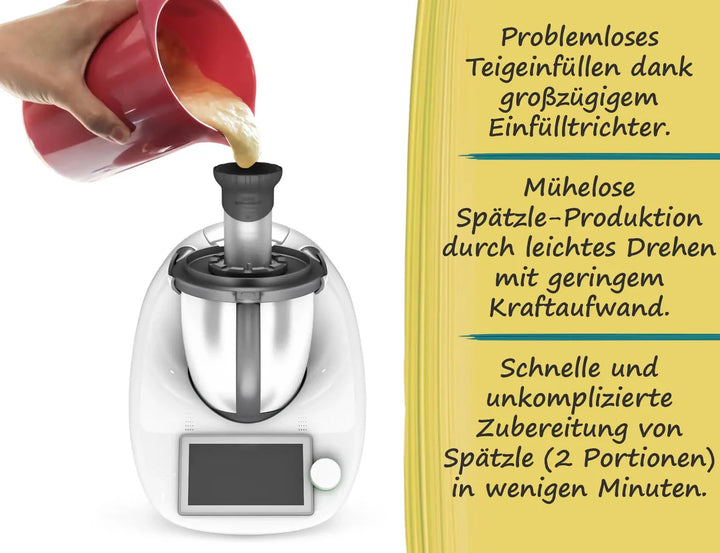 Mixle® Spätzle Attachment V2 - Stainless steel