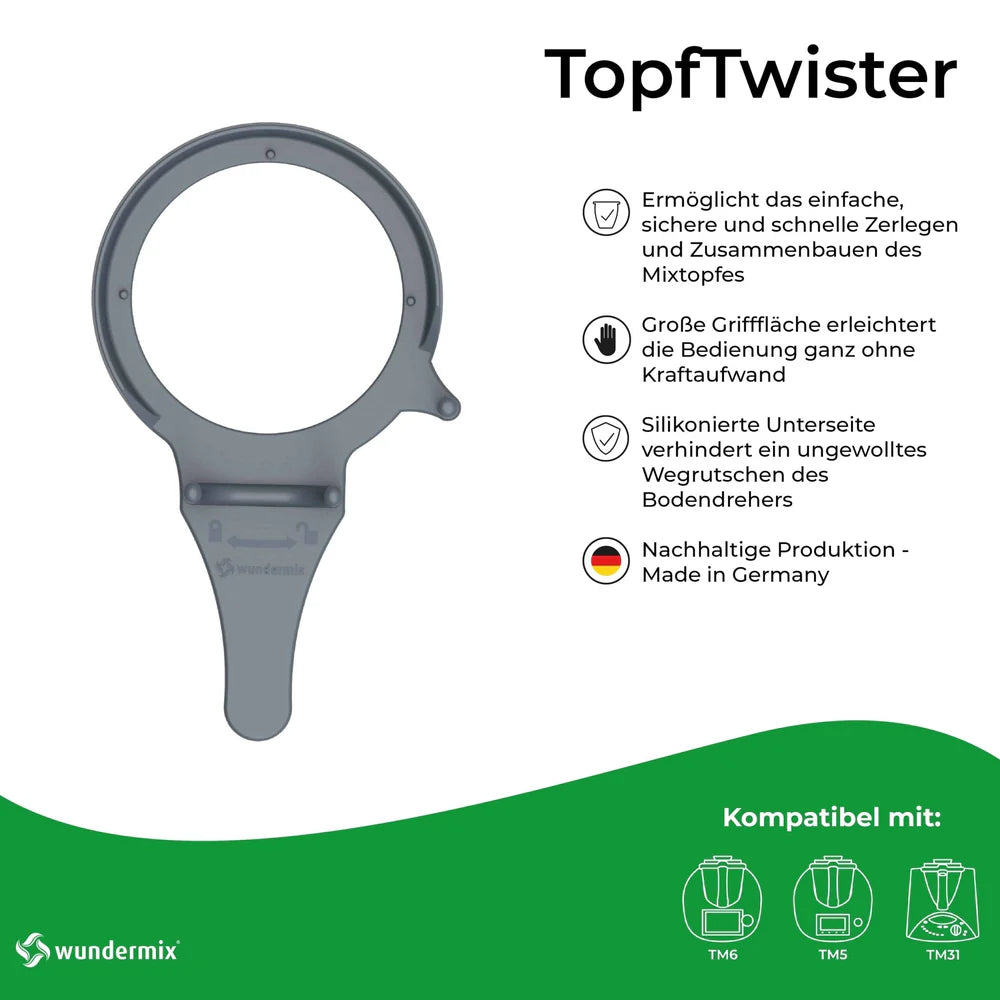 TopfTwister® Bottom twister for mixing bowl